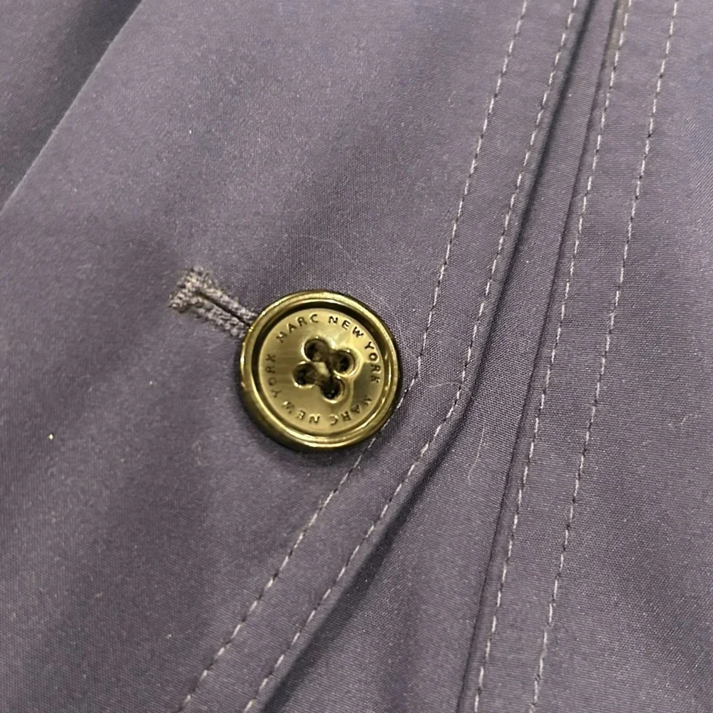 NWOT Marc New York Andrew Marc Lined Trench Coat - Picture 8 of 14